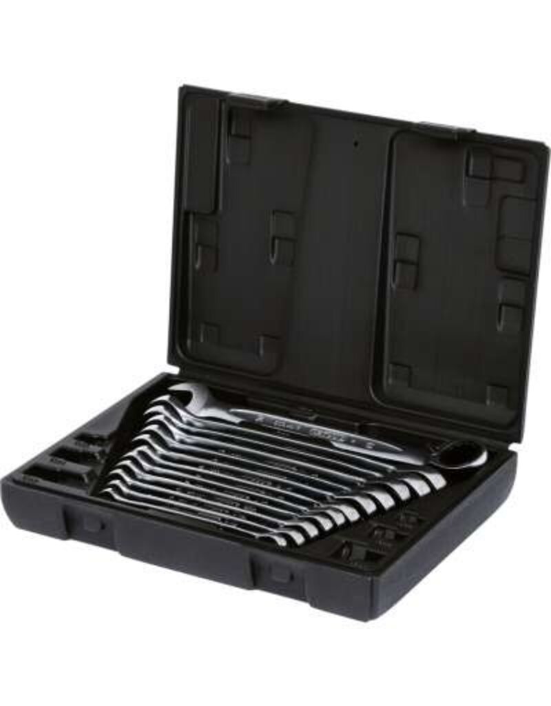 KS TOOLS GEARplus Ratelringsteeksleutelset, omschakelbaar, 12-dlg - 503.4665