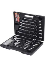 KS TOOLS GEARplus RINGSTOP-Ratelringsteeksleutelset, 30-dlg, mit adapter - 503.4960
