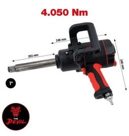 KS TOOLS 1" THE DEVIL krachtige pneumatische slagmoersleutel, 4050 Nm - 512.1020