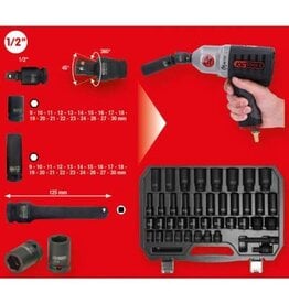 KS TOOLS 1/2" Dopsleutelset, zeskant, kracht 40-dlg - 515.0065