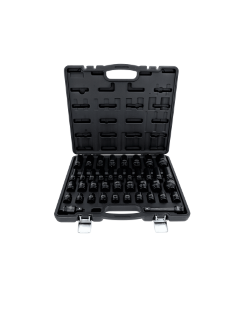 KS TOOLS 1/2" Dopsleutelset, zeskant, kracht 40-dlg - 515.0065