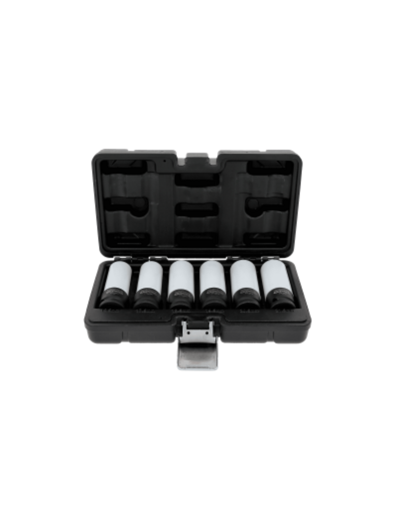 KS TOOLS Speciale 1/2" krachtdoppenset voor aluminiumvelgen, 6-dlg - 515.0850