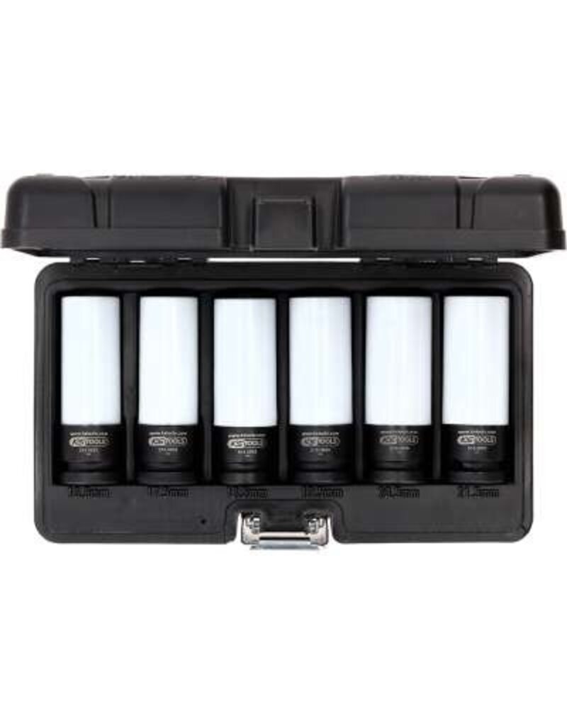 KS TOOLS Speciale 1/2" krachtdoppenset voor aluminiumvelgen, 6-dlg - 515.0850