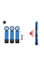 KS TOOLS 1/2" krachtdop robuust, lang, 17 mm 3x 515.1073 voor aluminium velgen - 515.0860