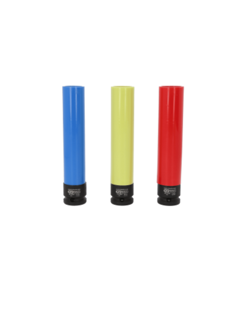 KS TOOLS Kracht dopsleutelset, extra lang, voor alu-velgen, 3-dlg 1/2", 17, 19, 21 mm - 515.0865