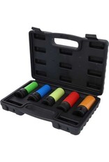 KS TOOLS 1/2" Dopsleutelset, kracht voor alu-velgen, robuust, 5-dlg - 515.0870