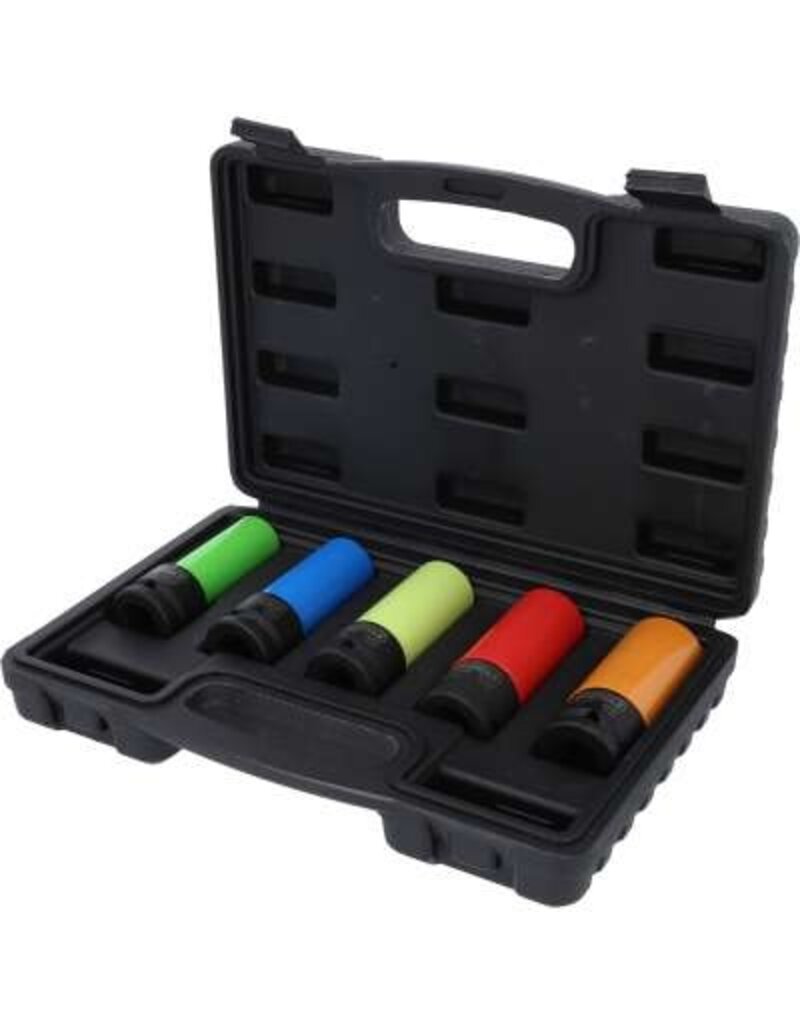 KS TOOLS 1/2" Dopsleutelset, kracht voor alu-velgen, robuust, 5-dlg - 515.0870