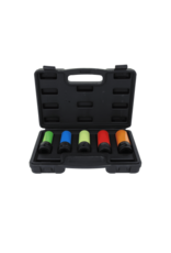 KS TOOLS 1/2" Dopsleutelset, kracht voor alu-velgen, robuust, 5-dlg - 515.0870