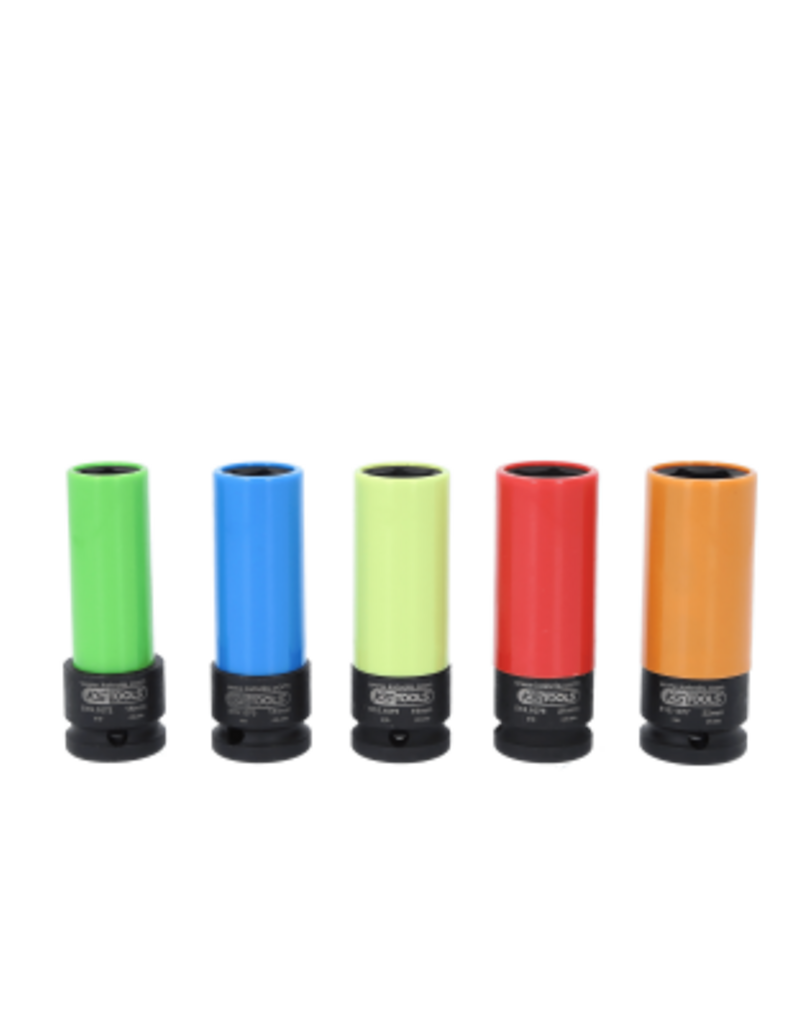 KS TOOLS 1/2" Dopsleutelset, kracht voor alu-velgen, robuust, 5-dlg - 515.0870