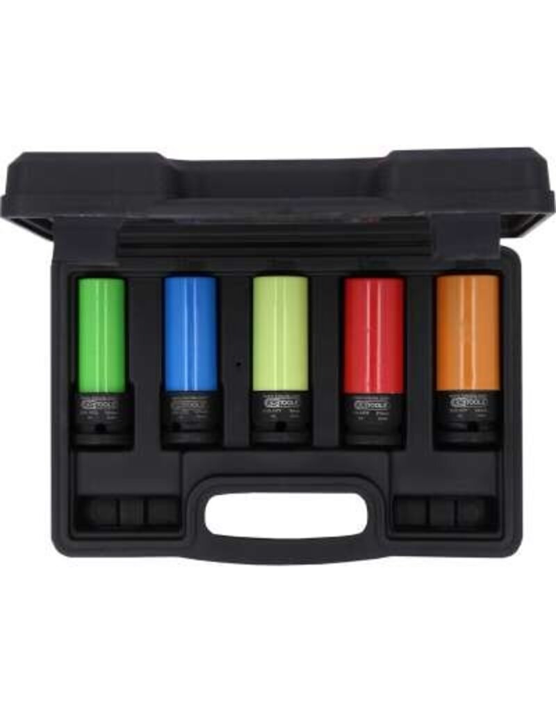 KS TOOLS 1/2" Dopsleutelset, kracht voor alu-velgen, robuust, 5-dlg - 515.0870