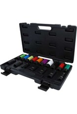 KS TOOLS Speciale 1/2" MASTER krachtdoppenset voor wielschroefverbindingen, 17-dlg - 515.0885