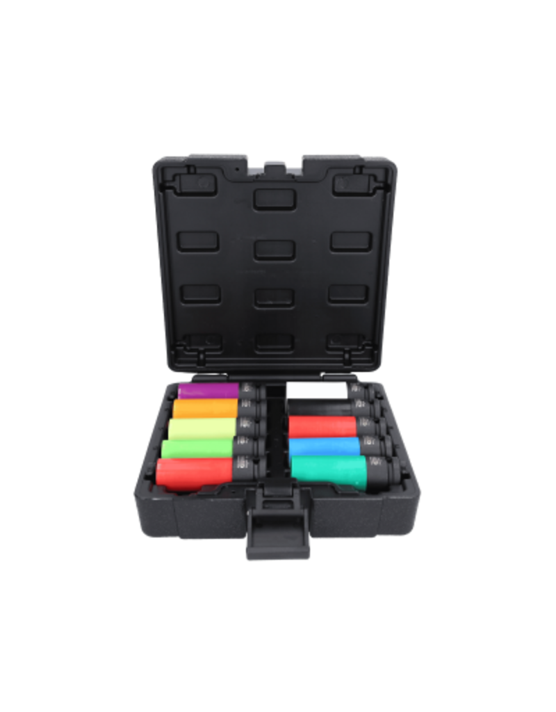 KS TOOLS Speciale 1/2" krachtdoppenset voor aluminiumvelgen, 10-dlg - 515.0890