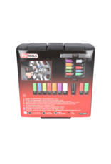 KS TOOLS Speciale 1/2" krachtdoppenset voor aluminiumvelgen, 10-dlg - 515.0890