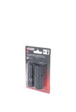 KS TOOLS Speciale 1/2" krachtdoppenset voor aluminiumvelgen voor Ford, 18,5 / 19,5 / 20,5 / 21,5 mm, 2-dlg - 515.0895
