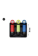 KS TOOLS 1/2" Dopsleutelset, kracht voor alu-velgen, robuust, 3-dlg - 515.1070