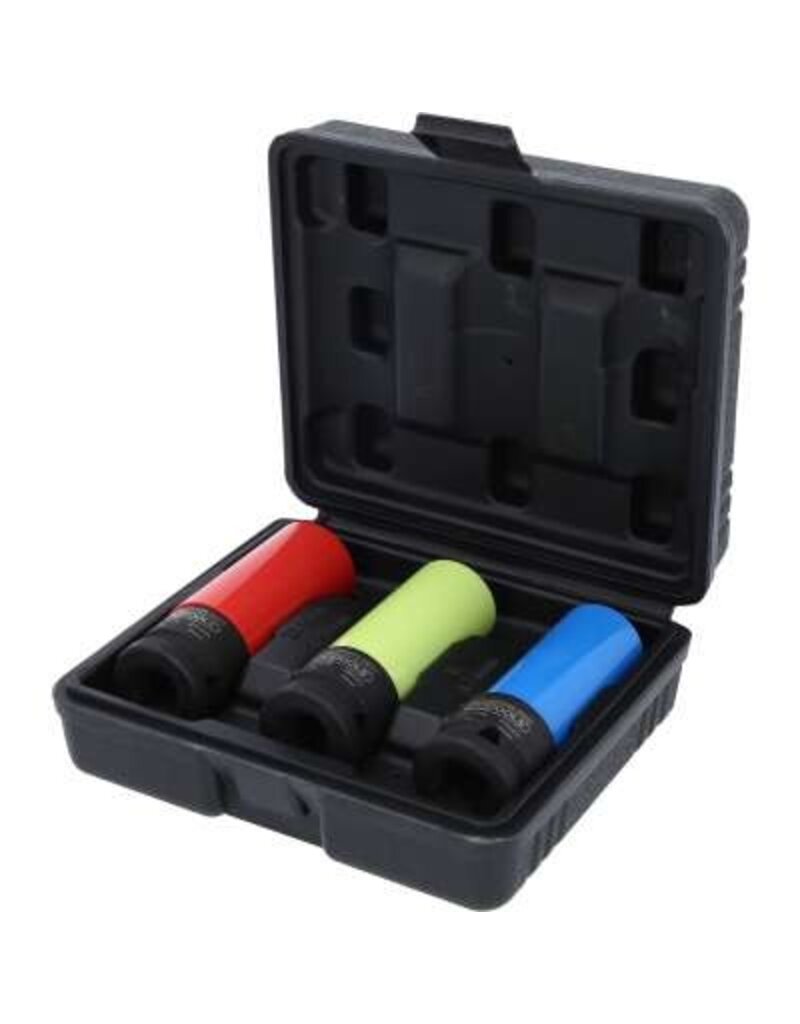 KS TOOLS 1/2" Dopsleutelset, kracht voor alu-velgen, robuust, 3-dlg - 515.1070