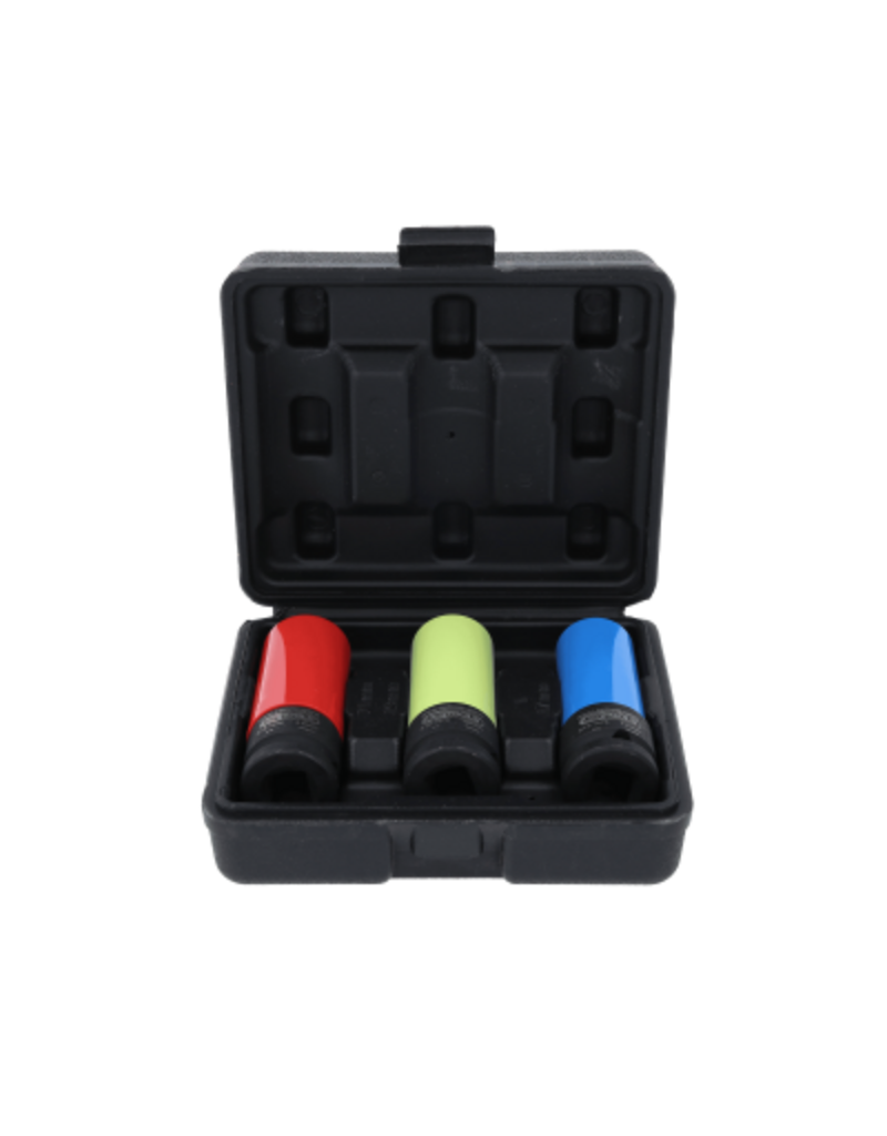 KS TOOLS 1/2" Dopsleutelset, kracht voor alu-velgen, robuust, 3-dlg - 515.1070