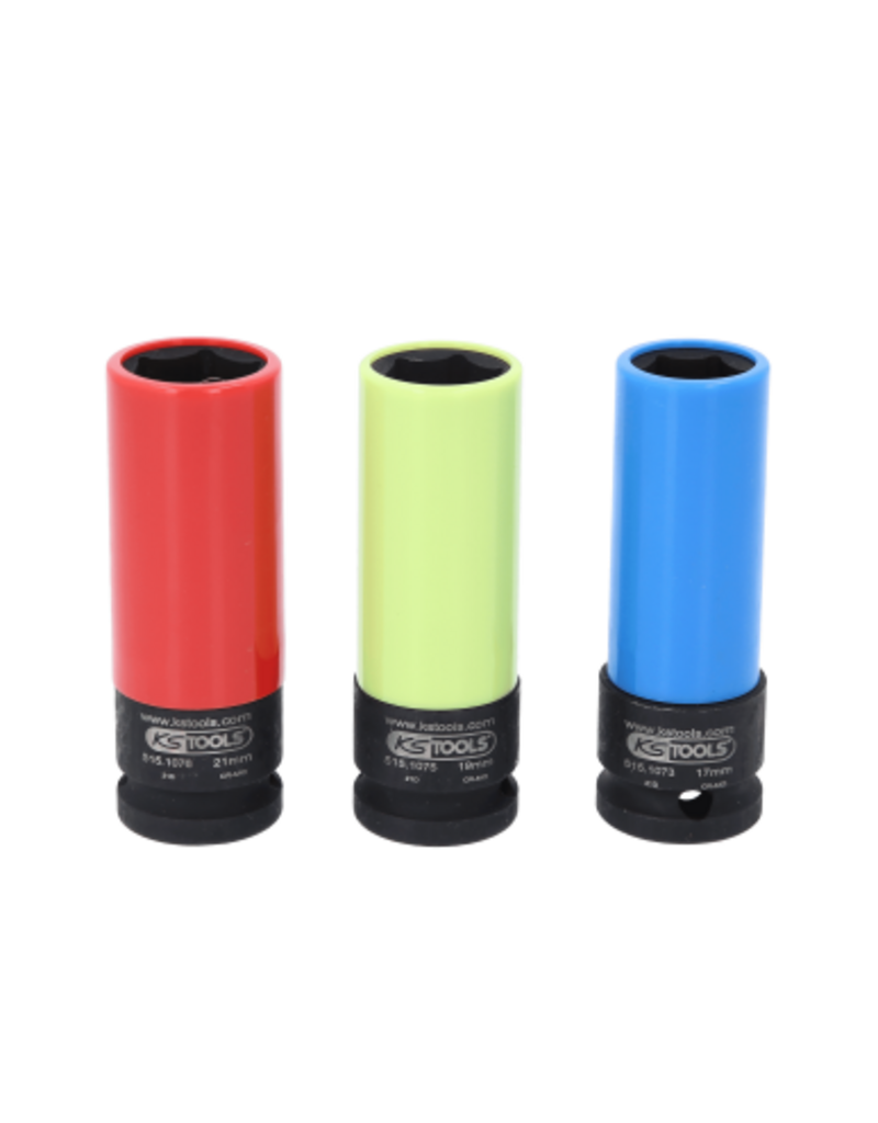 KS TOOLS 1/2" Dopsleutelset, kracht voor alu-velgen, robuust, 3-dlg - 515.1070