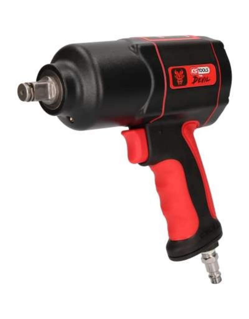 KS TOOLS 1/2" THE DEVIL krachtige pneumatische slagmoersleutel, 1600 Nm - 515.1200