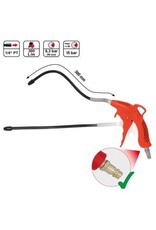 KS TOOLS Perslucht-uitblaaspistool met flexibele spuitkop - 515.1914