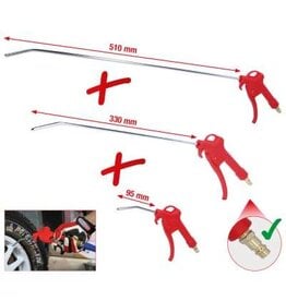 KS TOOLS Blaaspistoolset, 3-dlg, 95-510mm - 515.1921