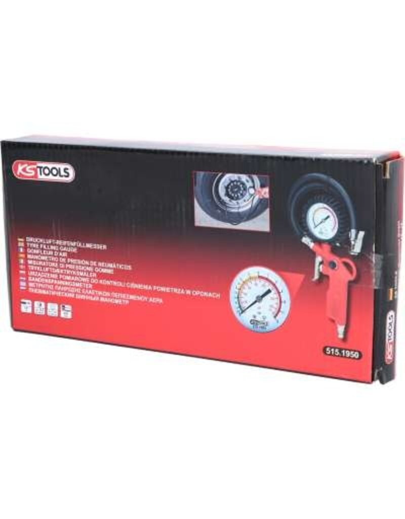 KS TOOLS Bandenspanningsmeter 0-12bar - 515.1950