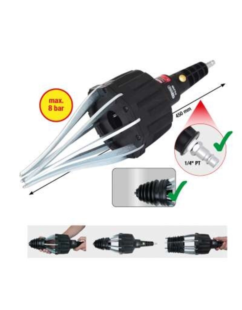 KS TOOLS Pneumatische-ashoezenspreider, 450mm - 515.3100