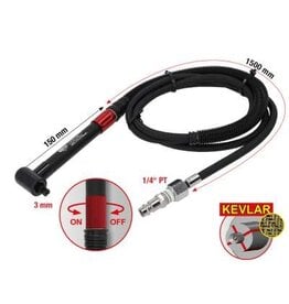 KS TOOLS Perslucht-stiftslijper, 110° gebogen - 515.3179