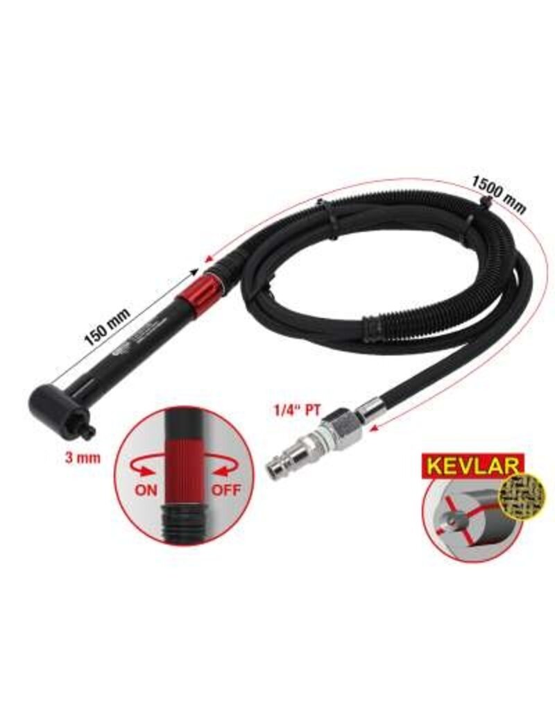 KS TOOLS Perslucht-stiftslijper, 110° gebogen - 515.3179