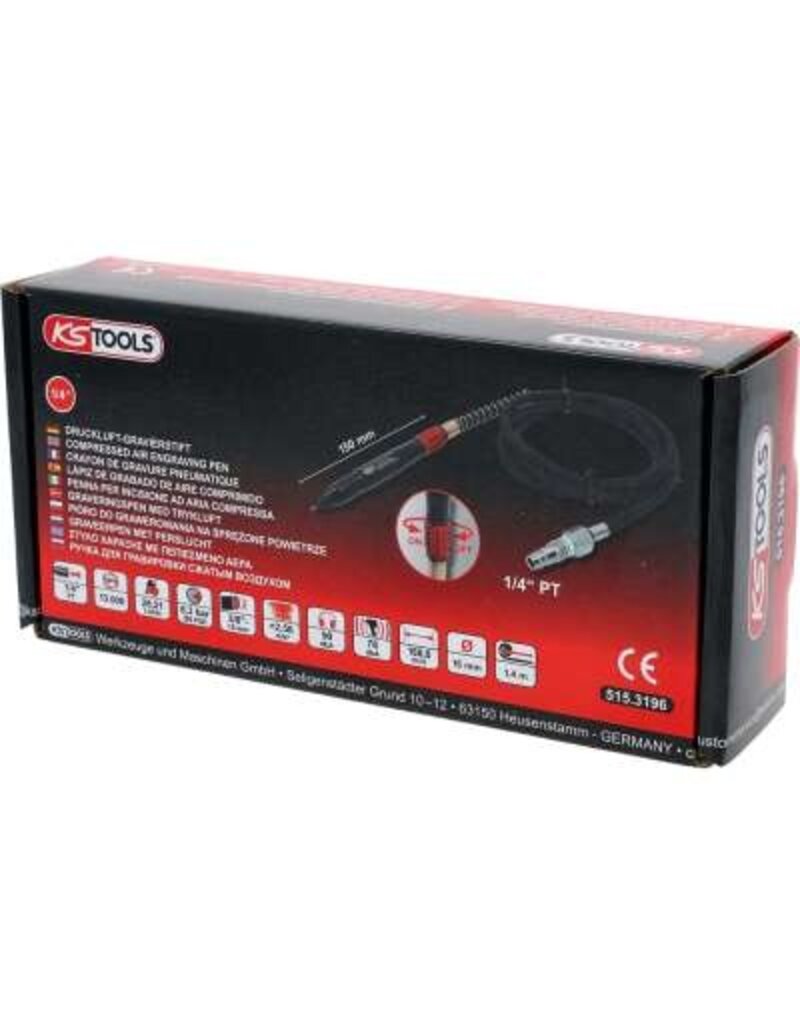 KS TOOLS Perslucht-graveerpen - 515.3196