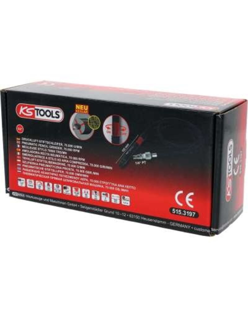 KS TOOLS Pneumatische stiftslijper, 70.000 Omw/min - 515.3197
