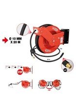KS TOOLS Oprolautomaat voor luchtslang Ø 10 mm, 3/8" aansluiting, 20 m - 515.3425