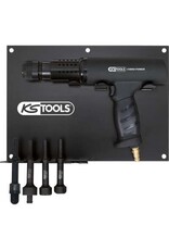 KS TOOLS Vibro-Power Pneumatische beitel/hamerset, 6-dlg + houder - 515.3880
