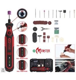 KS TOOLS eMONSTER Accu-multitoolset met 50 accessoires - 515.3990