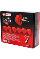 KS TOOLS Radeerschijf voor aluminiumvelgen, conisch, verpakking van 6 stuks - 515.5476