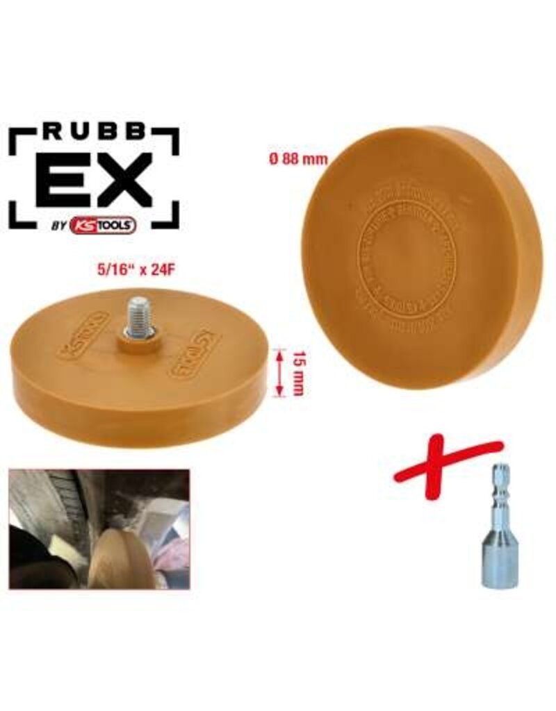 KS TOOLS Caramelschijf lijmverwijderaar, 88mm - 515.5481