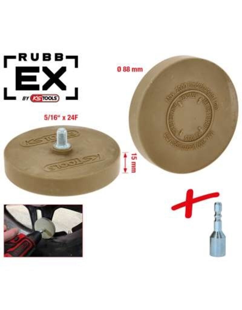 KS TOOLS Caramelschijf lijmverwijderaar, 88mm - 515.5491