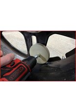 KS TOOLS Caramelschijf lijmverwijderaar voor matte verf, 88mm, verpakking van 10 stuks - 515.5496