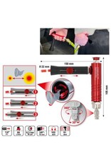 KS TOOLS Perslucht-uitblaaspistool met verstelbare spuitkop - 515.5575