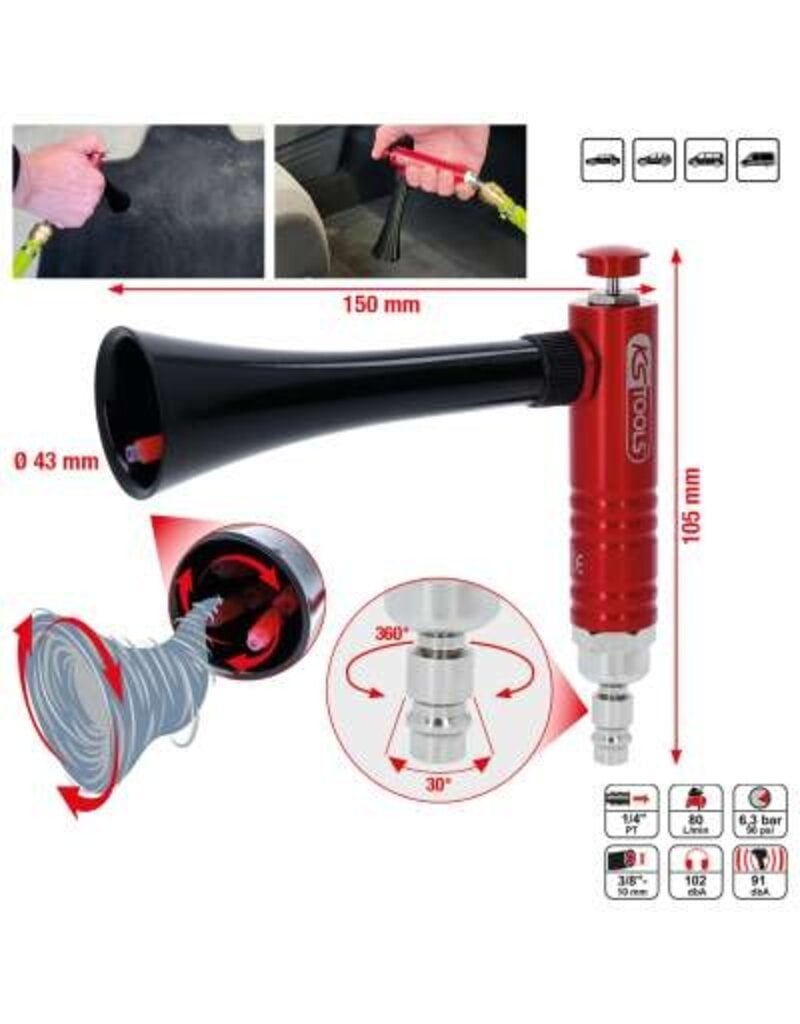 KS TOOLS Pneumatisch uitblaaspistool - 515.5595