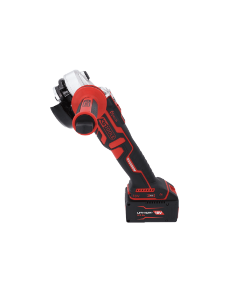 KS TOOLS eMONSTER brushless haakse accuslijpmachineset, 4-dlg - 515.6200