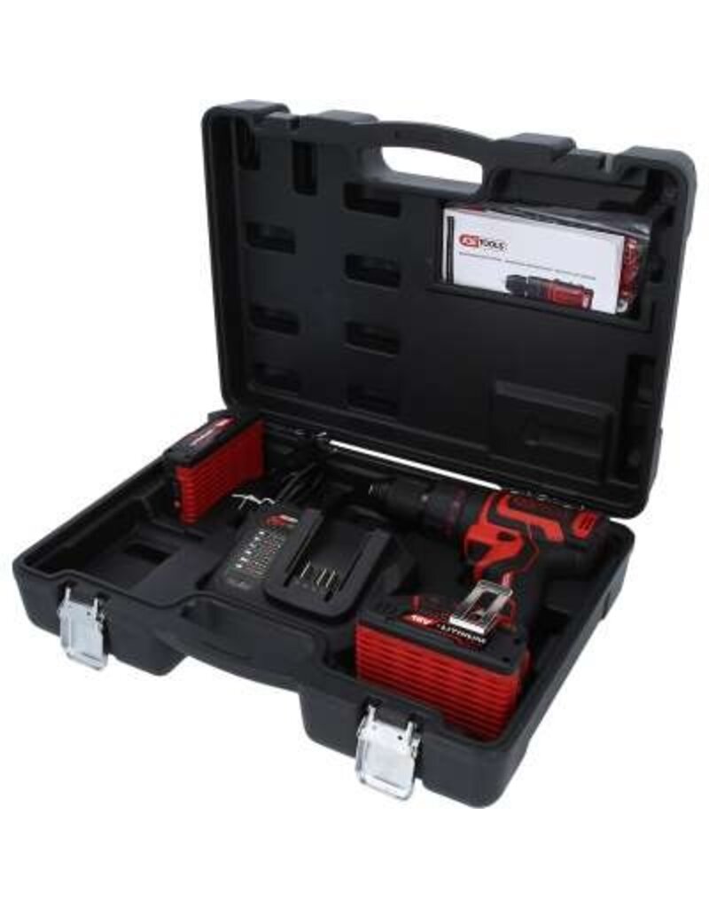 KS TOOLS eMONSTER brushless accuslagschroef-/boormachineset, 4-dlg - 515.6300
