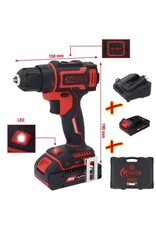 KS TOOLS eMONSTER brushless accuschroef-/boormachineset, 4-dlg - 515.6400