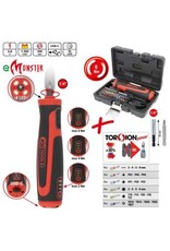KS TOOLS 1/4" eMONSTER accu-bit-schroefmachineset, 27-dlg, 6 Nm - 515.6550