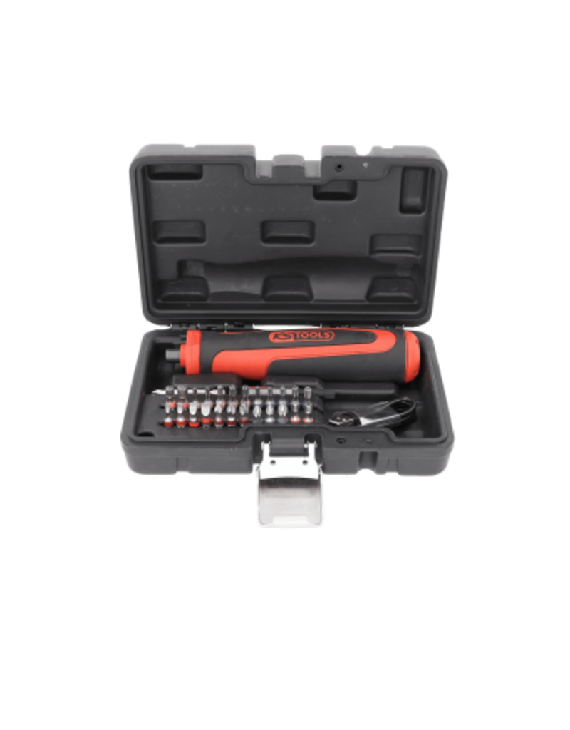 KS TOOLS 1/4" eMONSTER accu-bit-schroefmachineset, 27-dlg, 6 Nm - 515.6550