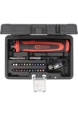 KS TOOLS 1/4" eMONSTER accu-bit-schroefmachineset, 27-dlg, 6 Nm - 515.6550