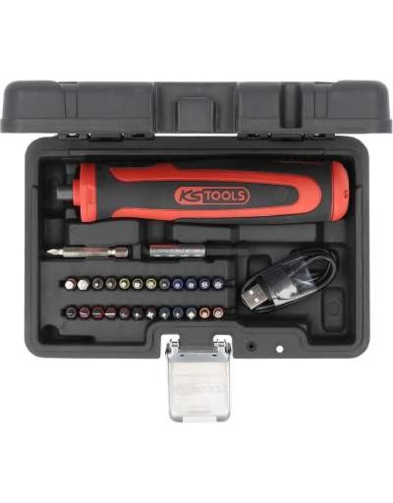 KS TOOLS 1/4" eMONSTER accu-bit-schroefmachineset, 27-dlg, 6 Nm - 515.6550