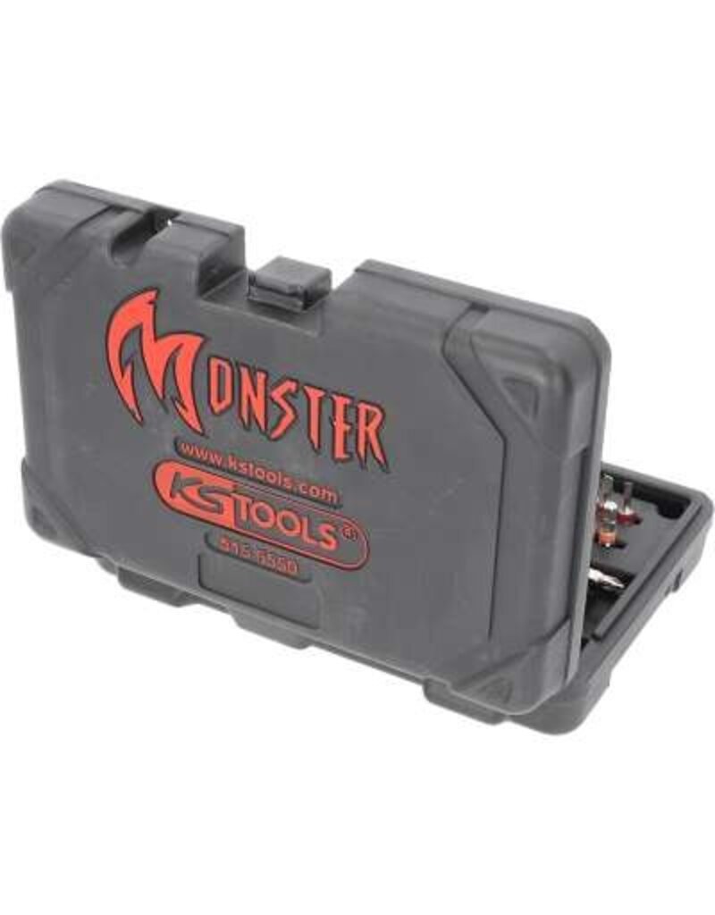 KS TOOLS 1/4" eMONSTER accu-bit-schroefmachineset, 27-dlg, 6 Nm - 515.6550