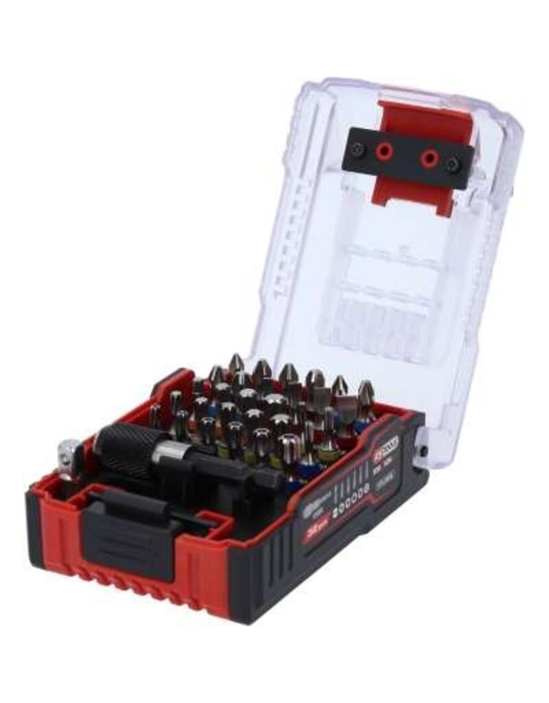 KS TOOLS 1/4" TORSIONpower bit-set in eMONSTER-accu-design, 32-dlg - 515.6932