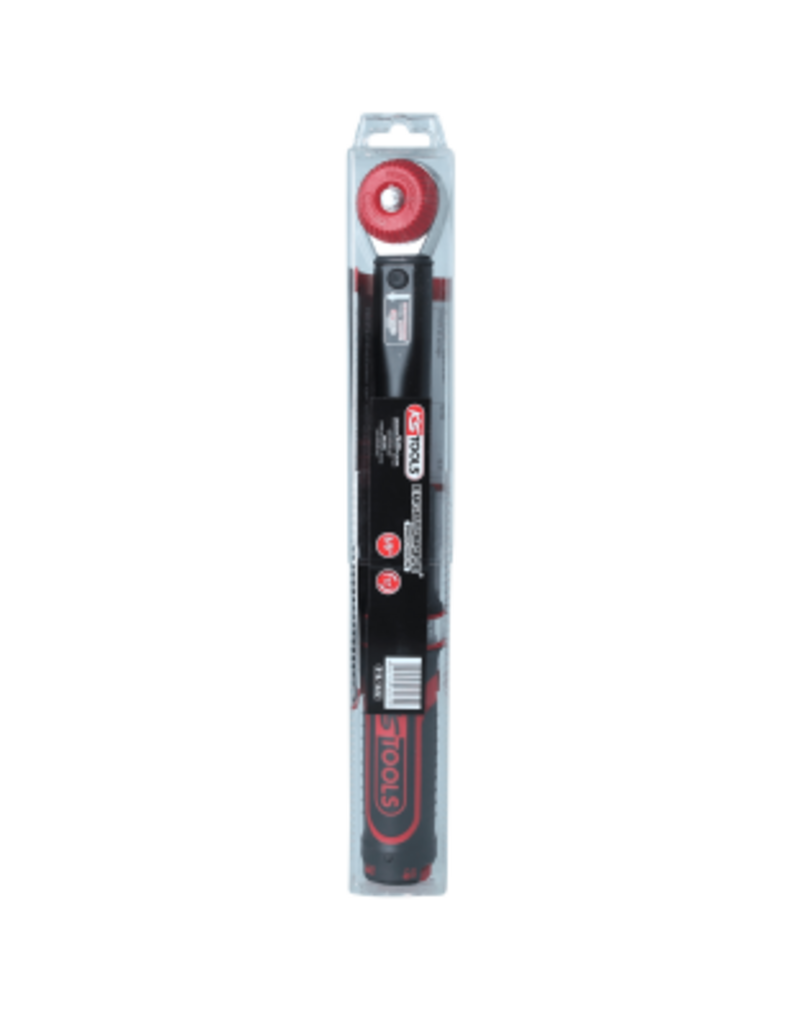KS TOOLS 3/8" ERGOTORQUE®precision Momentsleutel met draaiknop-omsteek-ratelkop, 10-50Nm - 516.1422
